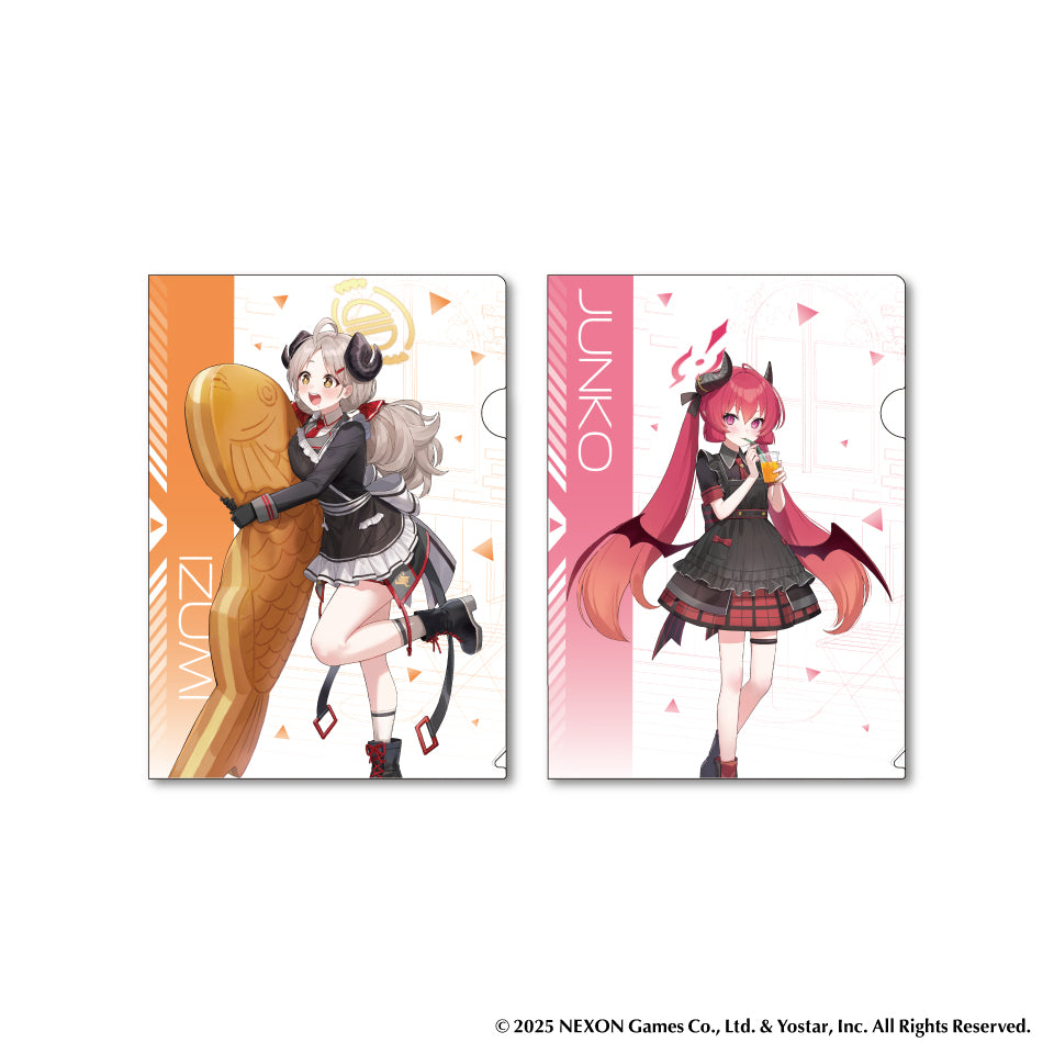 ブルーアーカイブ クリアファイルセット~美食研究会~