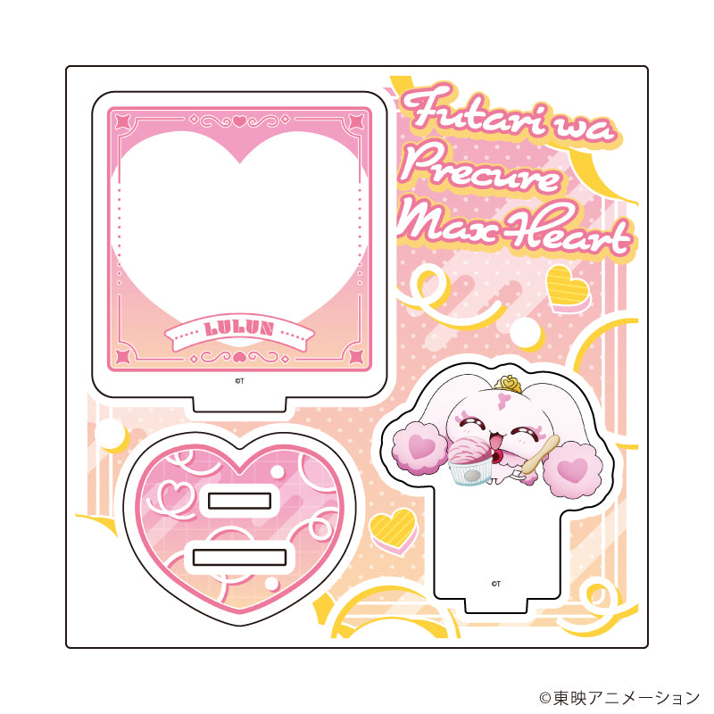 GiGOコラボカフェ ふたりはプリキュア Max Heart アクリルスタンドプレート