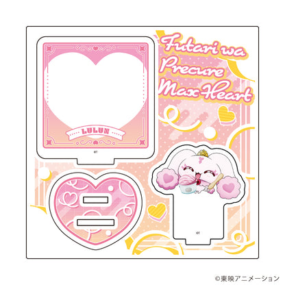 GiGOコラボカフェ ふたりはプリキュア Max Heart アクリルスタンドプレート