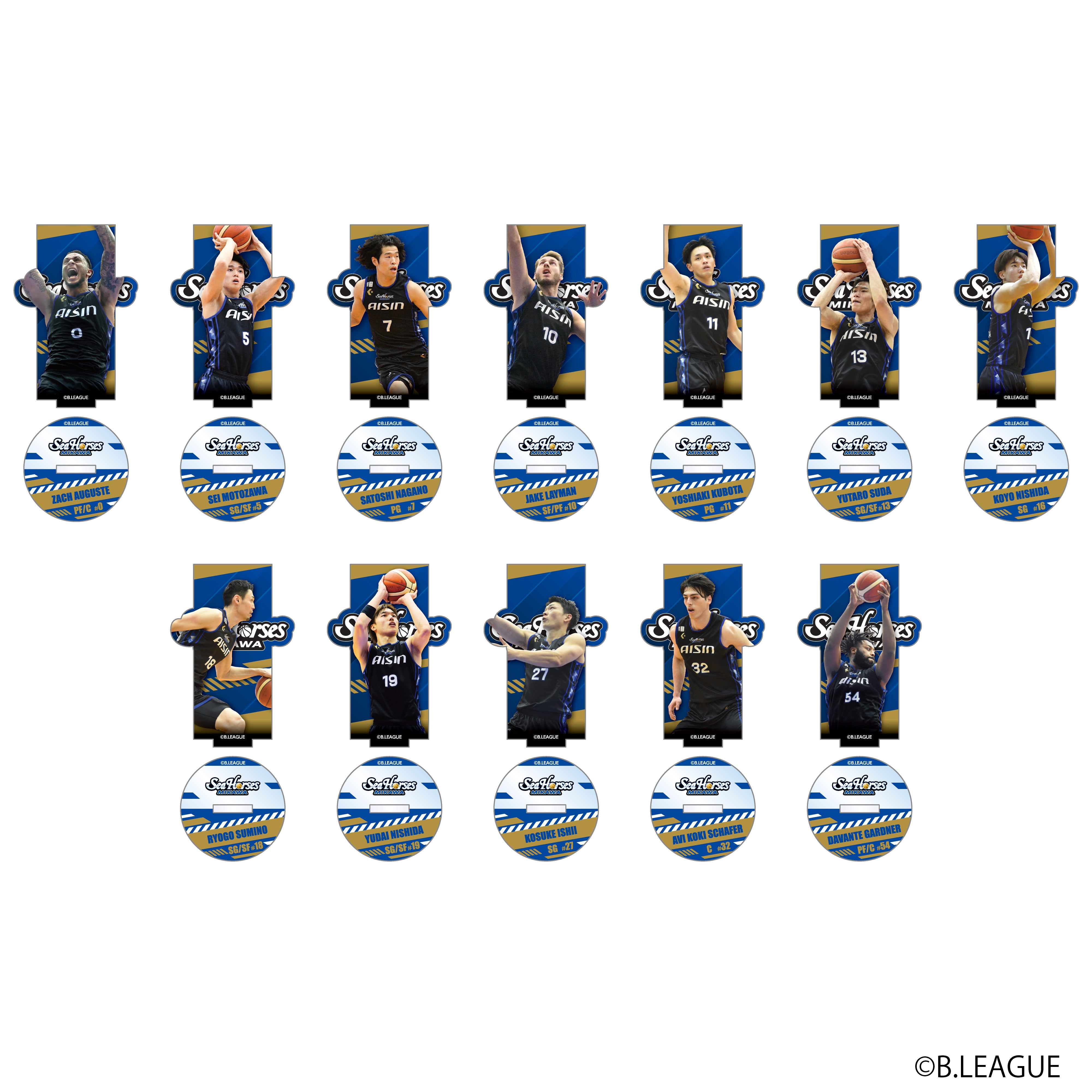 GiGO コラボカフェ B.LEAGUE ロゴアクリルスタンド～シーホース