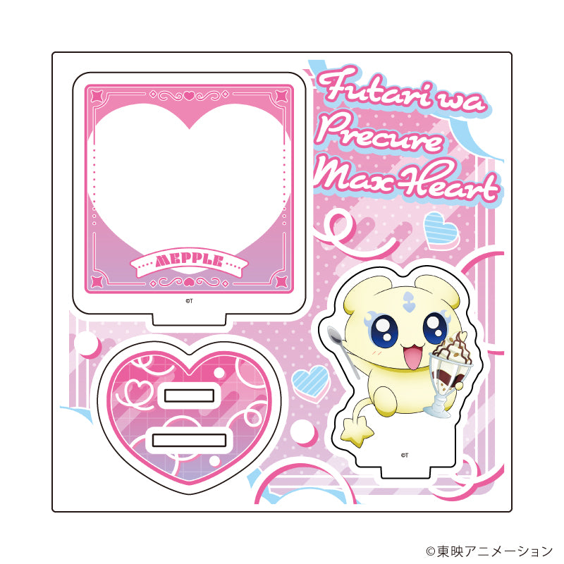 GiGOコラボカフェ ふたりはプリキュア Max Heart アクリルスタンドプレート
