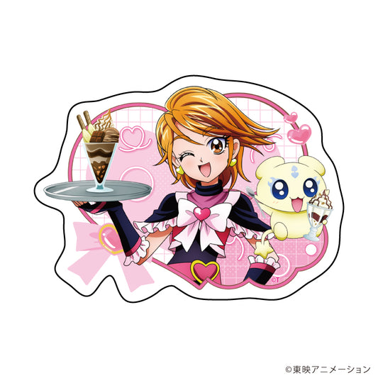GiGOコラボカフェ ふたりはプリキュア Max Heart ダイカットスマホステッカー