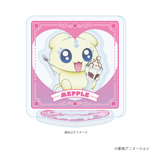 GiGOコラボカフェ ふたりはプリキュア Max Heart アクリルスタンドプレート