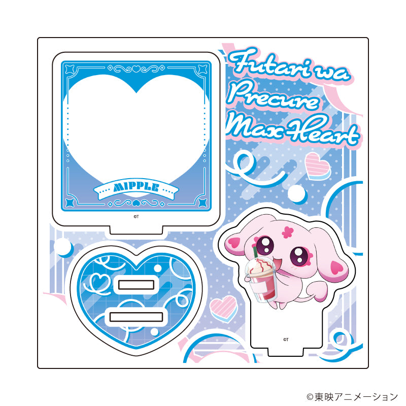 GiGOコラボカフェ ふたりはプリキュア Max Heart アクリルスタンドプレート