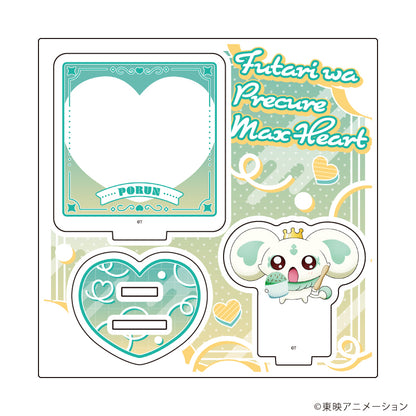 GiGOコラボカフェ ふたりはプリキュア Max Heart アクリルスタンドプレート