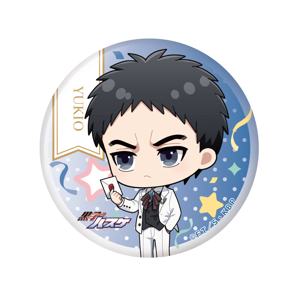 GiGOコラボカフェ 黒子のバスケ デフォルメ缶バッジ～白スーツver.～（全13種）