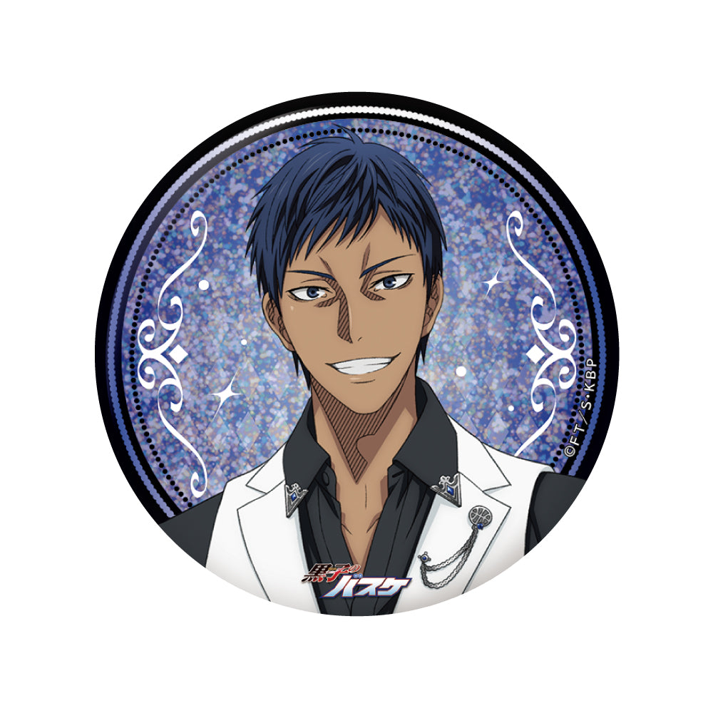 GiGOコラボカフェ 黒子のバスケ グリッター缶バッジ～白スーツver.～（全10種）