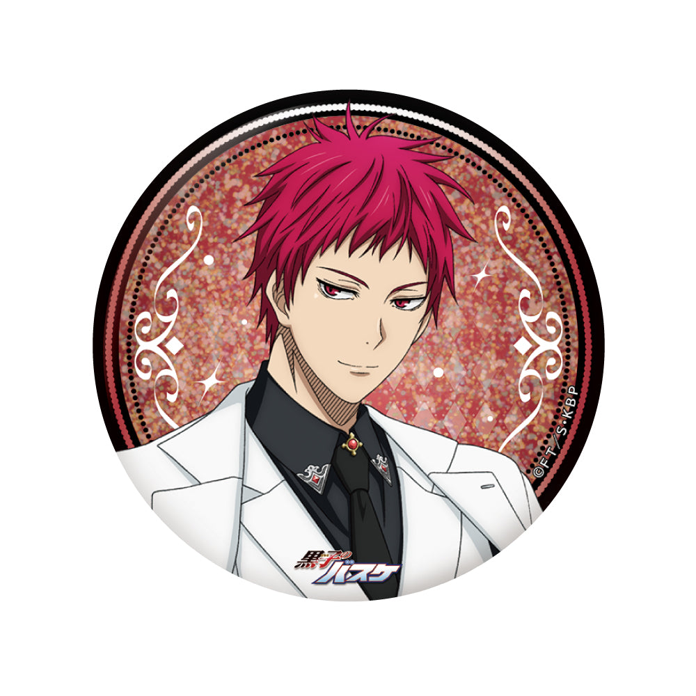 GiGOコラボカフェ 黒子のバスケ グリッター缶バッジ～白スーツver.～（全10種）